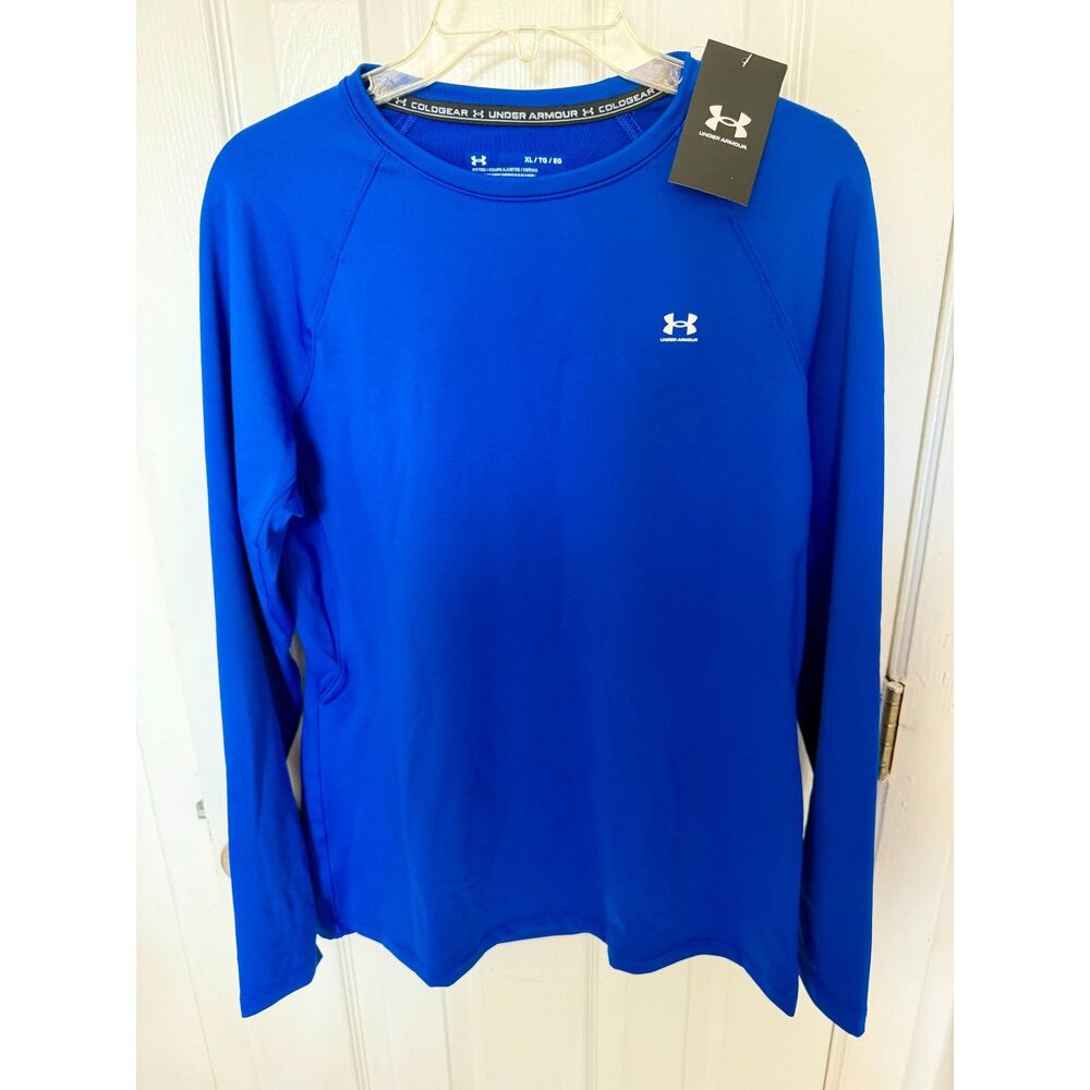 Under Armour Coldgear Long Sleeve Shirt Women's XL Blue NWT